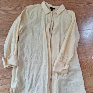 J.Crew linen / cotton beach cover up. Color peach. Brighter than the picture tho